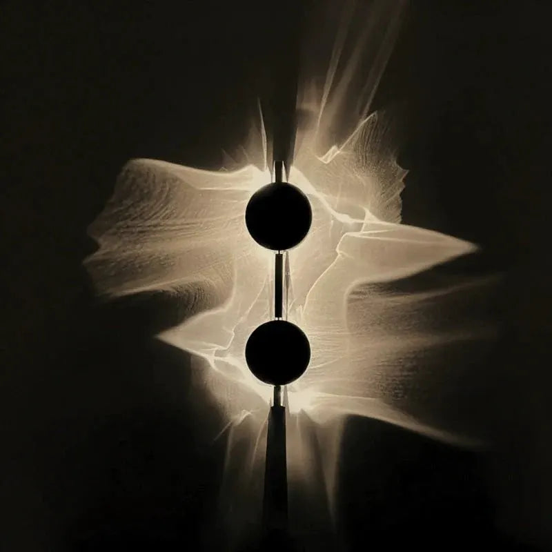 Modern Ripple Design Adjustable LED Metal Wall Sconce Light