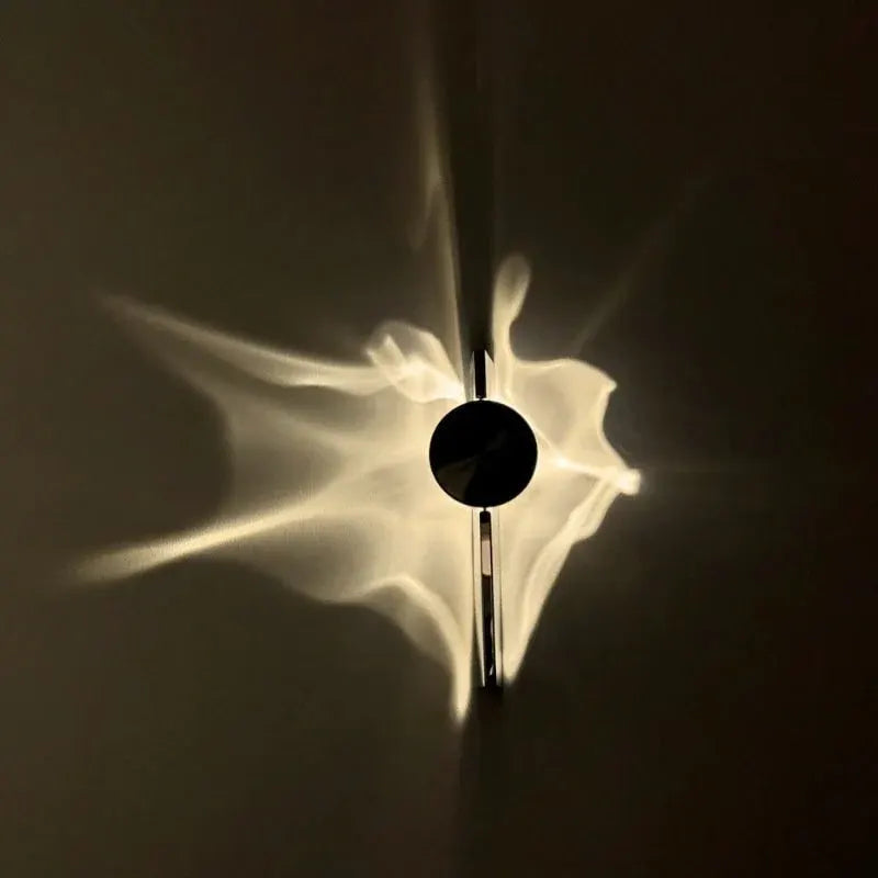 Modern Ripple Design Adjustable LED Metal Wall Sconce Light