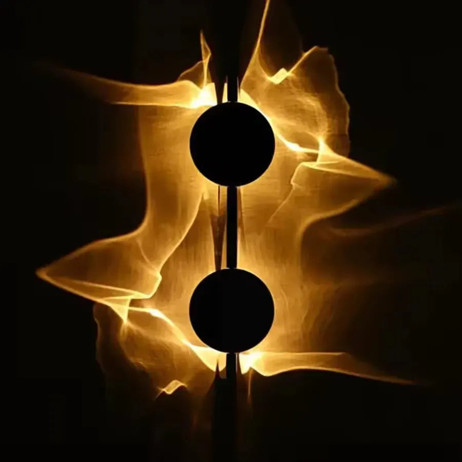 Modern Ripple Design Adjustable LED Metal Wall Sconce Light