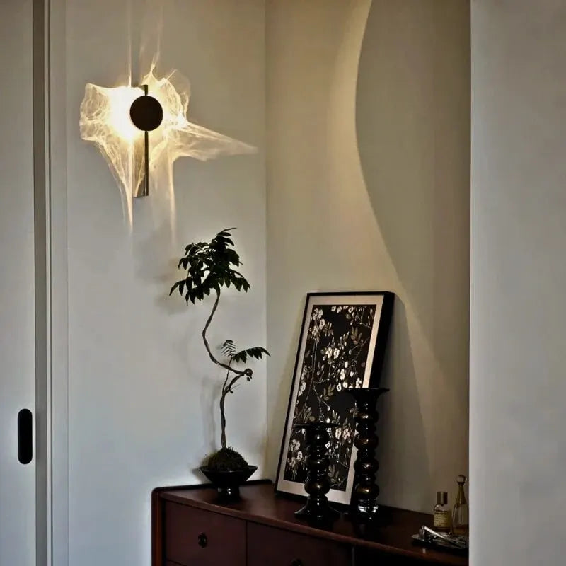 Modern Ripple Design Adjustable LED Metal Wall Sconce Light