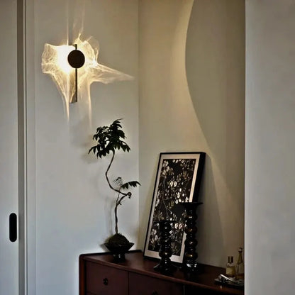 Modern Ripple Design Adjustable LED Metal Wall Sconce Light