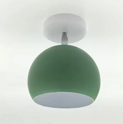 Modern Round Aluminum Ceiling Lamp | Nordic Macaron-Style Fixture