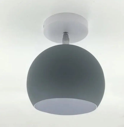 Modern Round Aluminum Ceiling Lamp | Nordic Macaron-Style Fixture