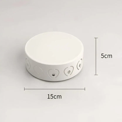 Modern Round Crystal LED Flush Mount Fixture for Hallway Ceiling
