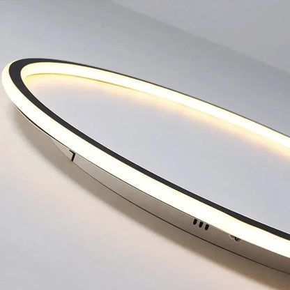 Modern Round LED Ceiling Light Fixture, Warm White