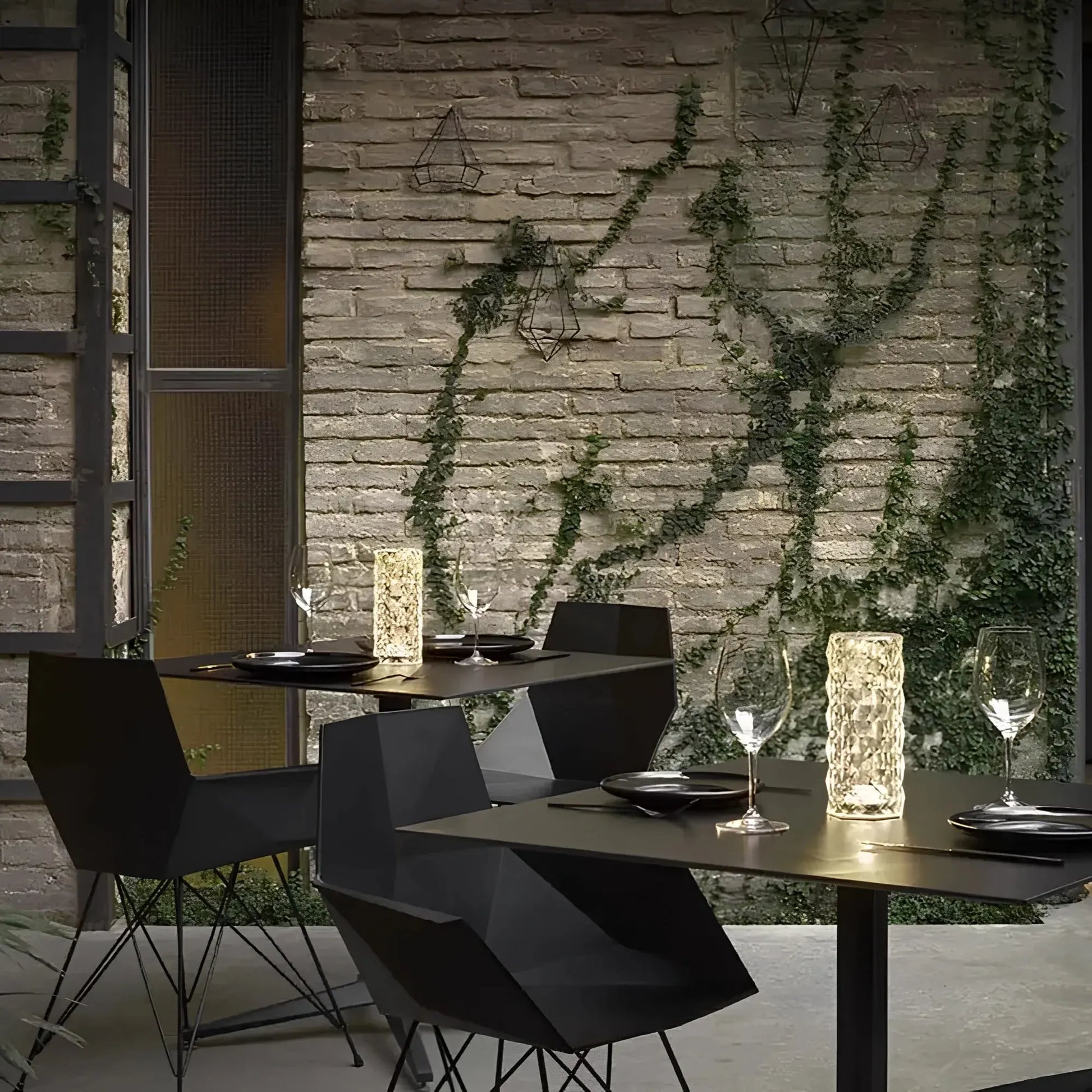 Modern Touch-Control Rechargeable Dimmable Table Lamp with Mood Lighting