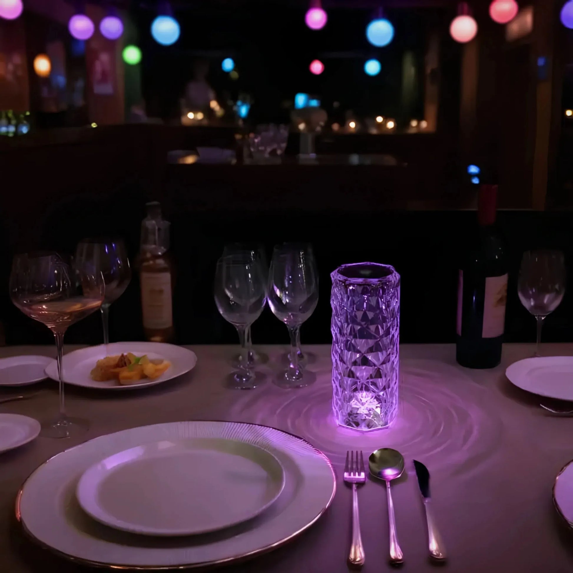 Modern Touch-Control Rechargeable Dimmable Table Lamp with Mood Lighting