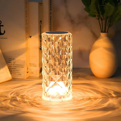 Modern Touch-Control Rechargeable Dimmable Table Lamp with Mood Lighting