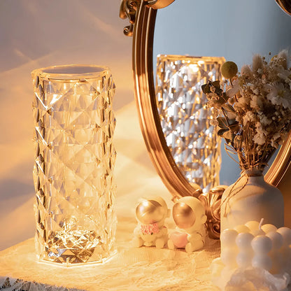 Modern Touch-Control Rechargeable Dimmable Table Lamp with Mood Lighting