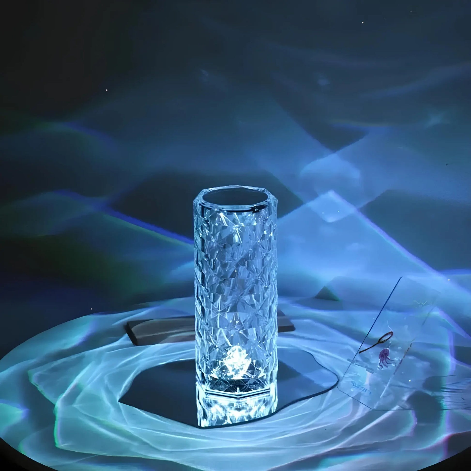 Modern Touch-Control Rechargeable Dimmable Table Lamp with Mood Lighting