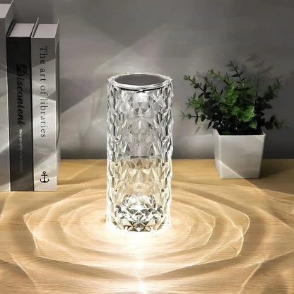 Modern Touch-Control Rechargeable Dimmable Table Lamp with Mood Lighting