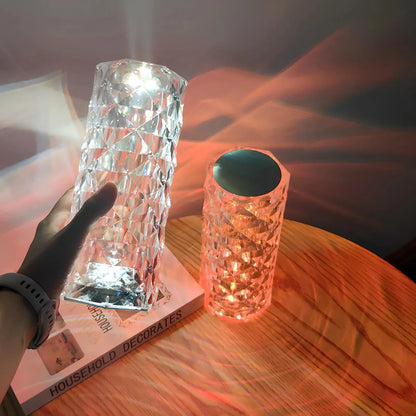 Modern Touch-Control Rechargeable Dimmable Table Lamp with Mood Lighting