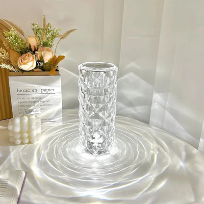 Modern Touch-Control Rechargeable Dimmable Table Lamp with Mood Lighting