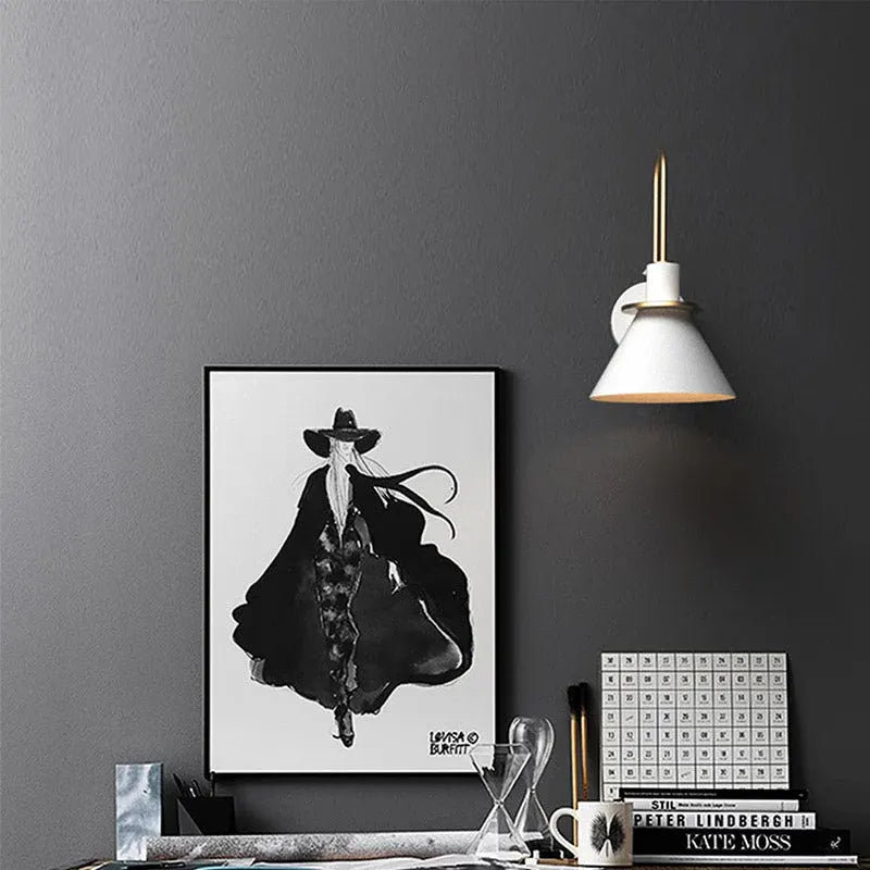 Mono Postmodern Metal Wall Sconce by Marco Bellini