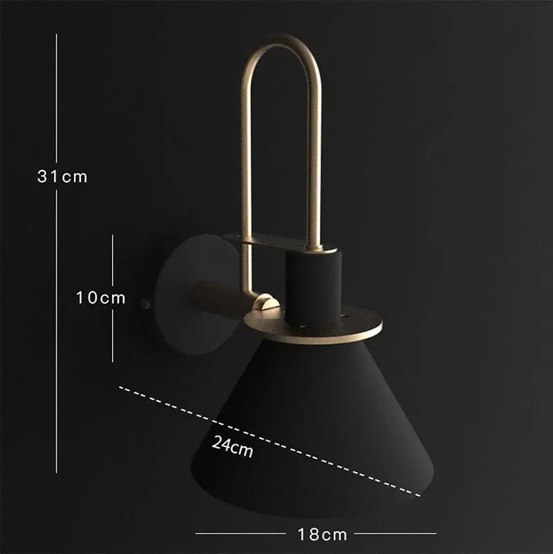 Mono Postmodern Metal Wall Sconce by Marco Bellini