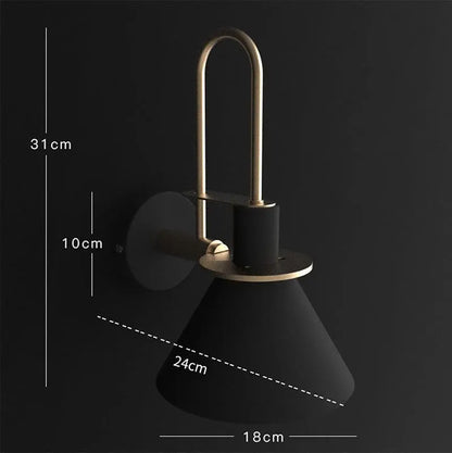 Mono Postmodern Metal Wall Sconce by Marco Bellini