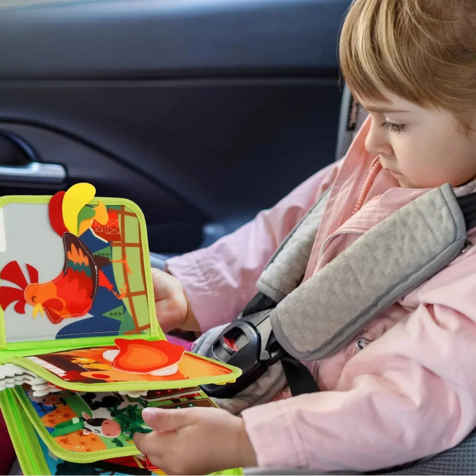 Montessori Farm-Themed Interactive Learning Book for Kids