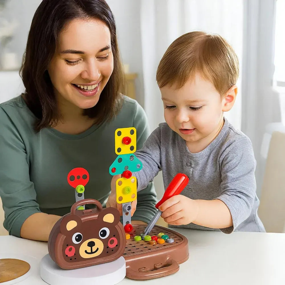 Montessori STEM Building Blocks Set for Kids Learning Activity Kit