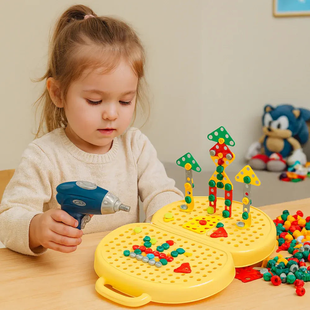 Montessori STEM Building Blocks Set for Kids Learning Activity Kit