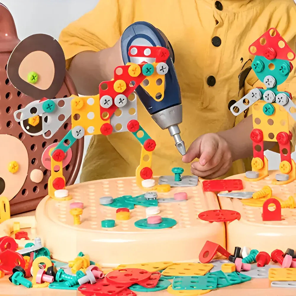 Montessori STEM Building Blocks Set for Kids Learning Activity Kit