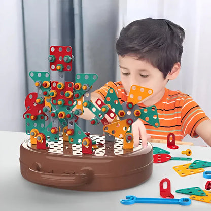 Montessori STEM Building Blocks Set for Kids Learning Activity Kit