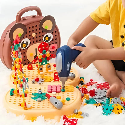 Montessori STEM Building Blocks Set for Kids Learning Activity Kit
