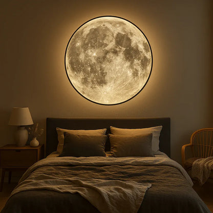 Moon Wall Sconce | Celestial Light Fixture for Contemporary Decor
