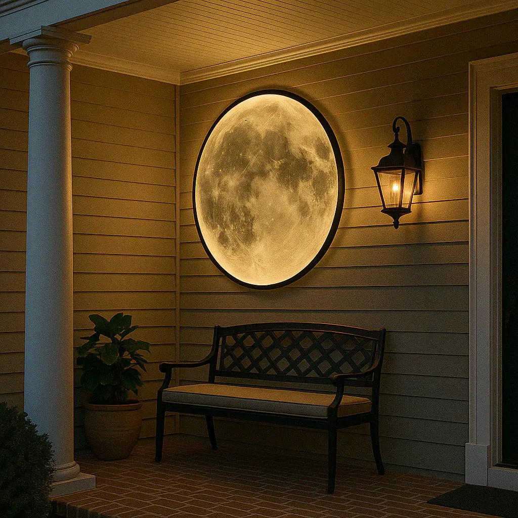 Moon Wall Sconce | Celestial Light Fixture for Contemporary Decor