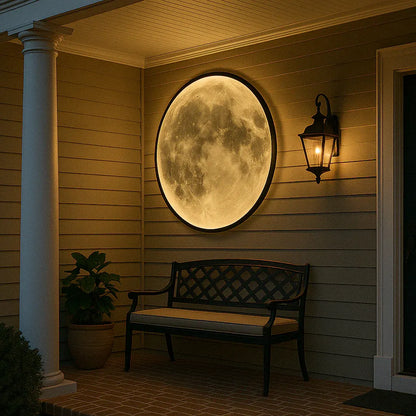 Moon Wall Sconce | Celestial Light Fixture for Contemporary Decor