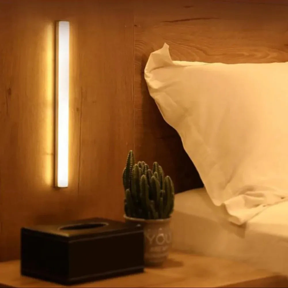 Motion-Activated LED Strip Night Light for Bedroom and Stairs
