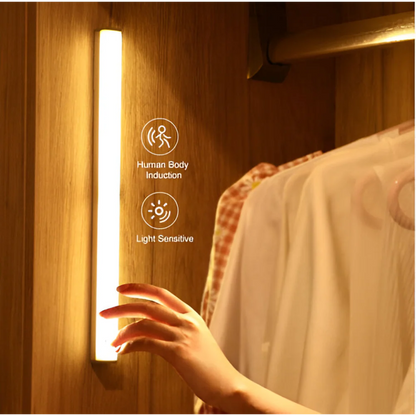 Motion-Activated LED Strip Night Light for Bedroom and Stairs
