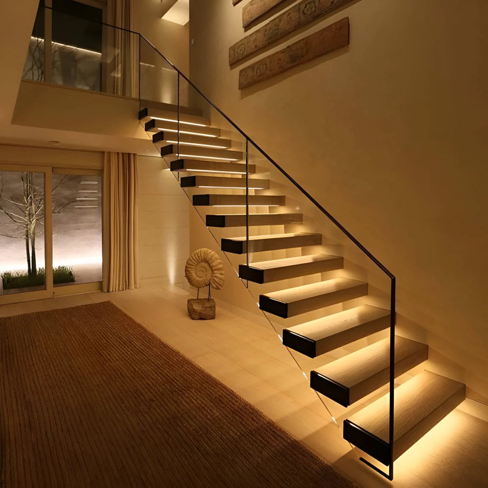 Motion-Activated LED Strip Night Light for Bedroom and Stairs