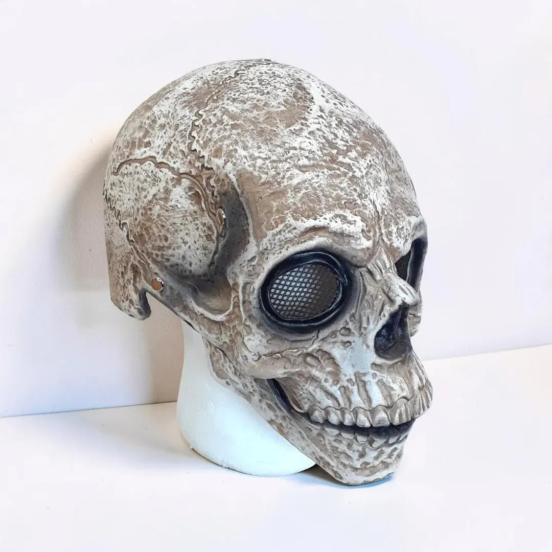 Movable Jaw Skull Mask Halloween Cosplay Costume Accessory