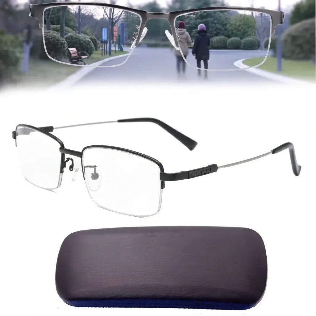 Multifocal Progressive Reading Glasses with UV Protection