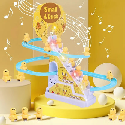 Musical Duck Slide Playset with Lights for Kids Interactive Play