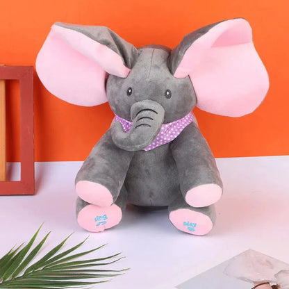 Musical Elephant Interactive Baby Tummy Time Companion