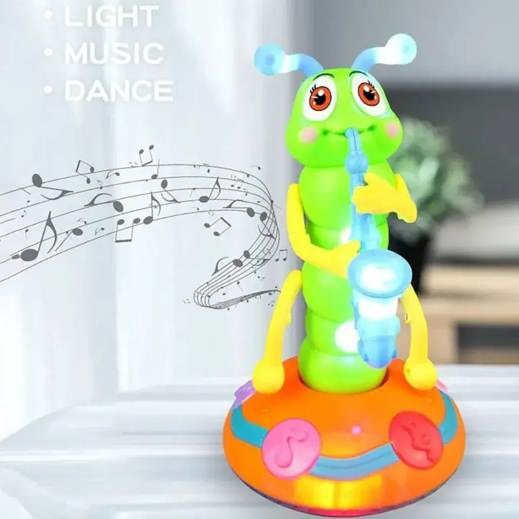 Musical Light-Up Caterpillar Toy for Kids & Babies
