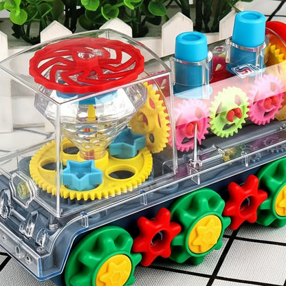 Musical Light-Up Dancing Electric Train Toy for Kids