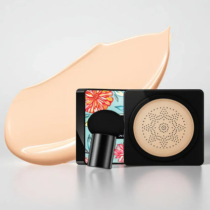 Natural Coverage Cushion Foundation Compact with Face Applicator