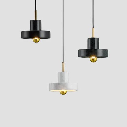Natural Stone Marble Pendant Light | Postmodern Design Fixture