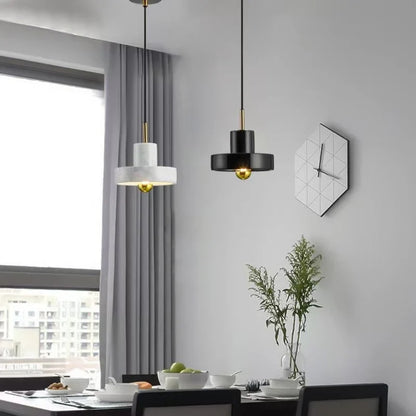 Natural Stone Marble Pendant Light | Postmodern Design Fixture