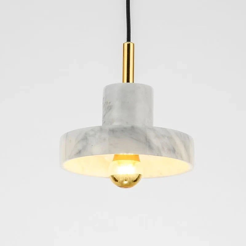 Natural Stone Marble Pendant Light | Postmodern Design Fixture
