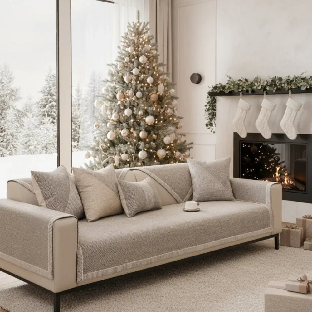 Non-Slip Cotton Furniture Protector Cover for Sofas