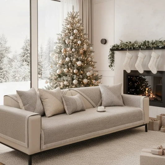 Non-Slip Cotton Furniture Protector Cover for Sofas