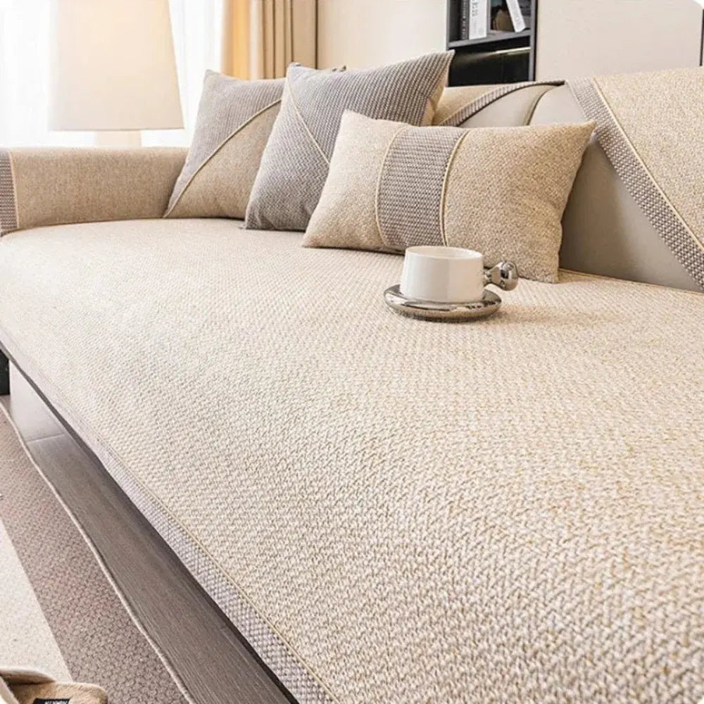 Non-Slip Cotton Furniture Protector Cover for Sofas