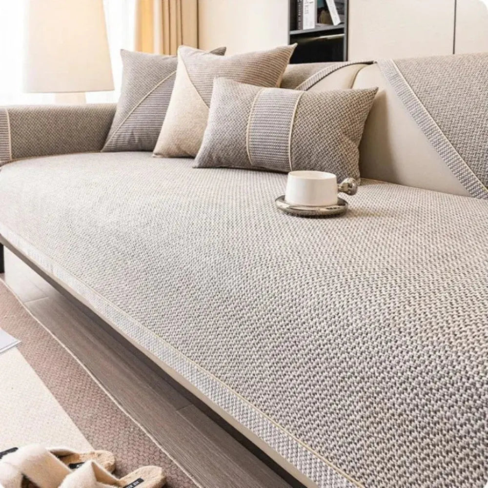 Non-Slip Cotton Furniture Protector Cover for Sofas