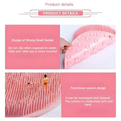 Non-Slip Exfoliating Foot & Body Scrubber Shower Mat