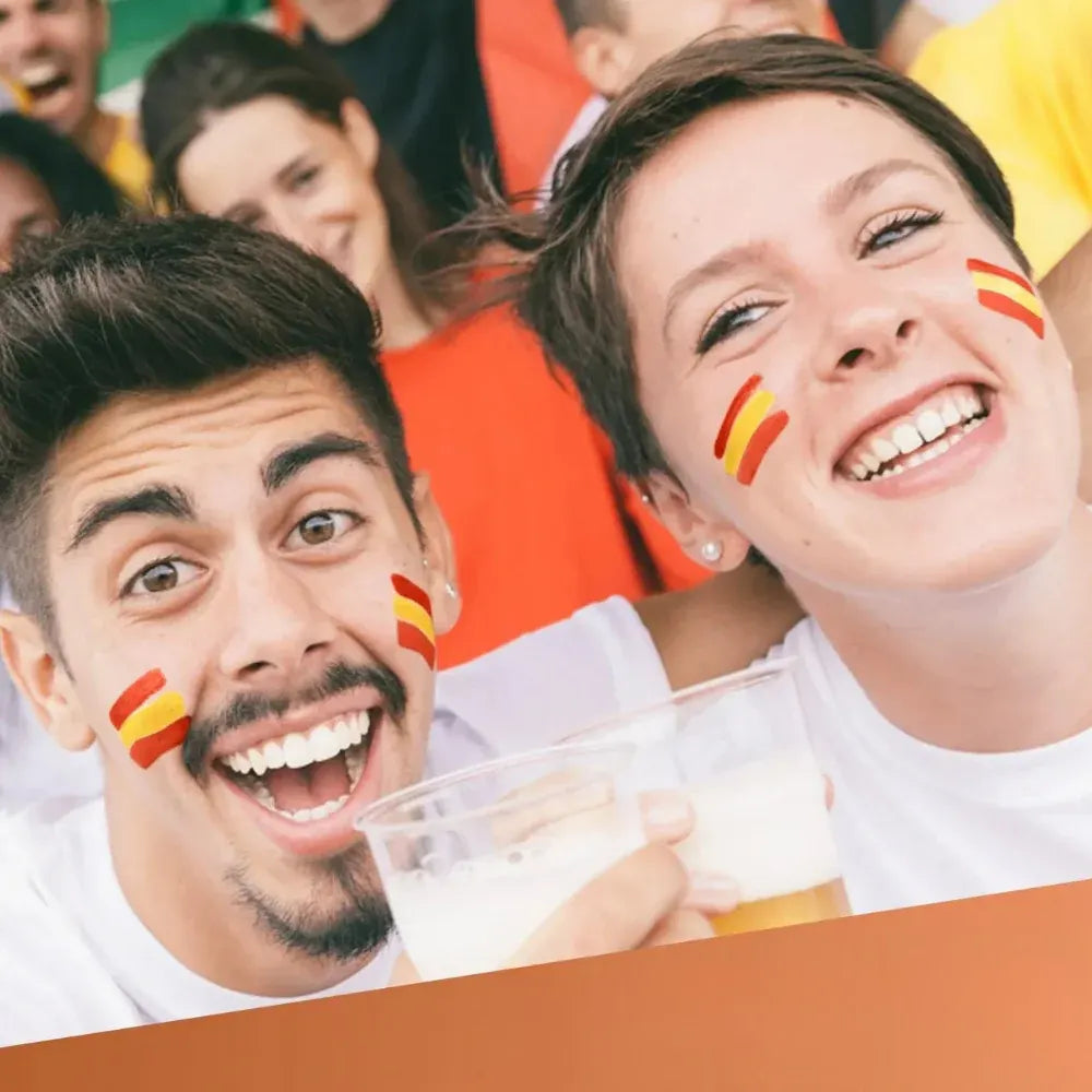 Non-Toxic Face Paint Stick - Flag Colors for Sports & Game Day Events