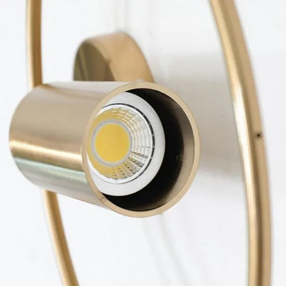 Nordic Gold Halo Wall Sconce | Minimalist Design Lighting