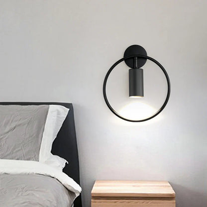 Nordic Gold Halo Wall Sconce | Minimalist Design Lighting